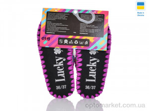 Капці жіночі 0919 фіолетовий Lucky фіолетовий  оптом от Optomarket