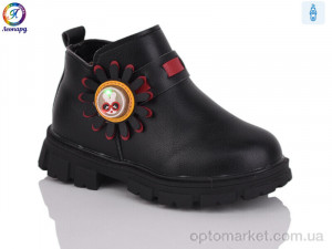 Купить Черевики дитячі 1-C6 black Леопард чорний