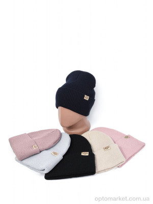 Шапка жіночі 10-04 mix U.G мікс  оптом от Optomarket