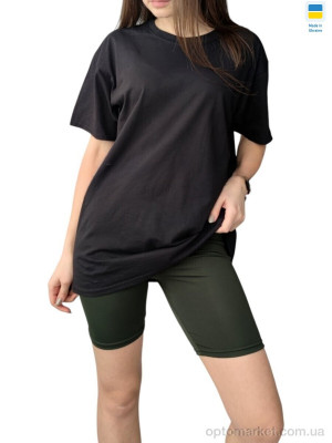 Купить Футболка жіночі 10 жіноча чорний Sport style чорний