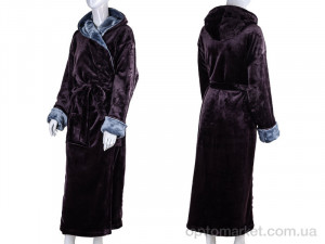 Халат жіночі 100009 violet Sharm фіолетовий  оптом от Optomarket