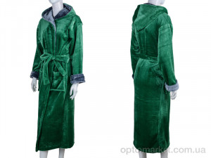 Халат жіночі 100011 d.green Sharm зелений  оптом от Optomarket