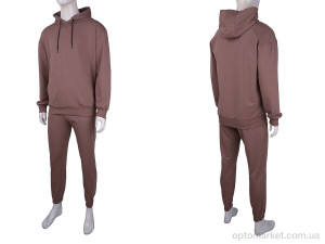 Спортивний костюм чоловічі 1001 brown RAY коричневий  оптом от Optomarket