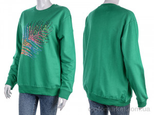 Батник жіночі 1003-4 green Karasoy зелений  оптом от Optomarket