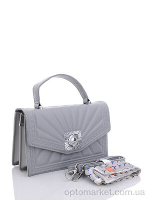 Сумка женская 1003 grey Republic сірий  оптом от Optomarket