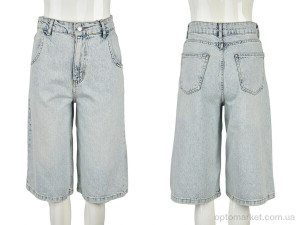 Бриджі жіночі 1019-03 blue Medusa блакитний  оптом от Optomarket