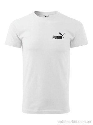 Футболка чоловічі 102 white P.ma білий  оптом от Optomarket