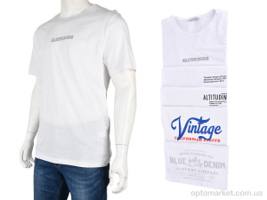 Купить Футболка чоловічі 10229-2 white mix Altitudine білий