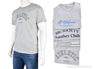 Купить Футболка чоловічі 10229-4 grey mix Altitudine сірий