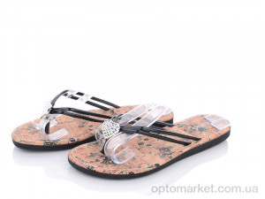 Купить Шльопанці жіночі 103-3 чорний Studio чорний