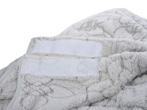 Рушник жіночі 10306-6959 l.grey набір баня+чолма (70x140) Malloory Home сірий  оптом от Optomarket