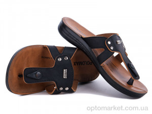 Купить Шльопанці дитячі 1058 палец черный Selena