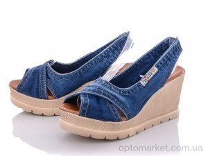 Купить Босоніжки жіночі 1058 Ersax синій