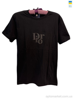 Купить Футболка жіночі 106 black D.or чорний