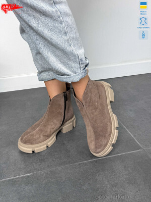 Черевики жіночі 106 кофе з. ARTO коричневий  оптом от Optomarket