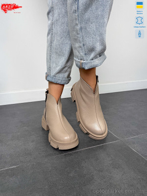 Черевики жіночі 106 лате ш. ARTO бежевий  оптом от Optomarket
