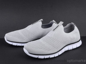 Кроссовки мужчины 1077-1 Classica серый  оптом от Optomarket