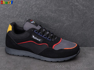 Кросівки чоловічі 1081-2 Reback чорний оптом от Optomarket