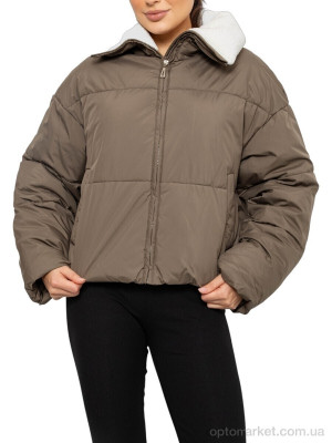 Купить Куртка жіночі 1105 (12058) d.beige Haiziyuan коричневий