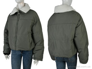 Куртка жіночі 1105 (12058) khaki Haiziyuan хакі  оптом от Optomarket
