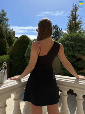 Сукня жіночі 111 чорний Eva чорний  оптом от Optomarket