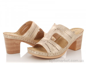 Купить Шльопанці жіночі 111-L14304-22B KunChi бежевий