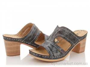 Купить Шльопанці жіночі 111-L14304-24 KunChi графіт