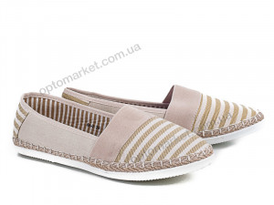 Купить Эспадрильи женские 112438 Allshoes бежевый