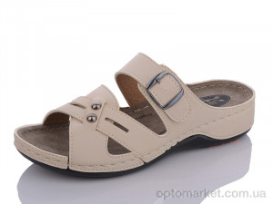 Купить Шльопанці жіночі 113 beige Dali Moda бежевий