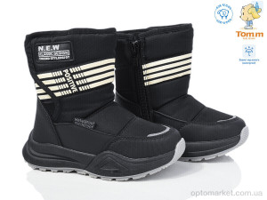 Дутики дитячі 11347C Tom чорний  оптом от Optomarket