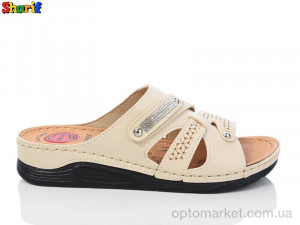 Купить Шльопанці жіночі 1135-1 Serra бежевий