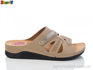 Купить Шльопанці жіночі 1135-2 Serra коричневий