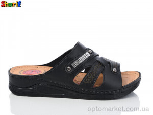 Купить Шльопанці жіночі 1135-3 Serra чорний