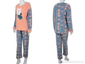 Пижама жіночі 1159 grey Pijamerry сірий  оптом от Optomarket