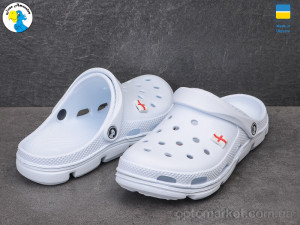 Крокси унісекс 116106 Jose Amorales білий  оптом от Optomarket