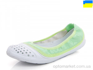 Купить Балетки женские 116404 Valex зеленый