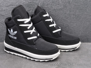 Черевики жіночі 117AD.чор.б/п Karolina чорний  оптом от Optomarket