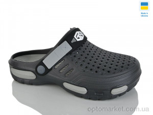 Купить Крокси чоловічі 118 графіт Gipanis сірий