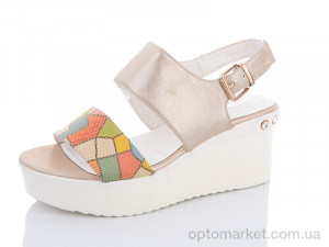 Купить Босоніжки жіночі 1186-7 Zhuyewang бежевий