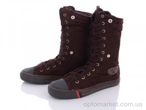 Купить Кеди жіночі 120-20 LiBang коричневий