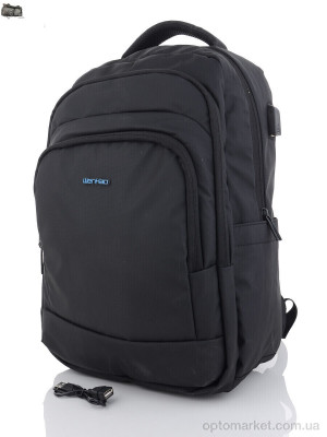 Купить Рюкзак чоловічі 1200 black (5-30) Superbag чорний
