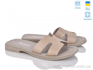 Купить Шльопанці жіночі 1203-33 Tamei бежевий