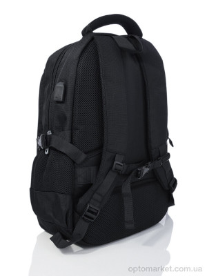 Рюкзак унісекс 1218 black Jomolanma чорний  оптом от Optomarket