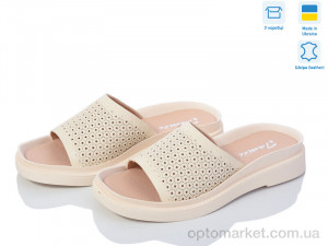 Купить Шльопанці жіночі 1222-1 Tamei бежевий