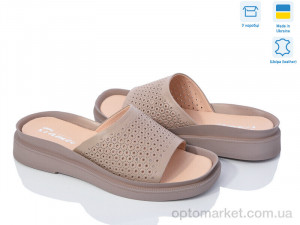 Купить Шльопанці жіночі 1222-8 Tamei коричневий
