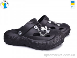 Купить Крокси жіночі 124520 Jose Amorales чорний