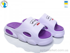 Купить Шльопанці жіночі 125200 Jose Amorales фіолетовий