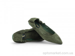 Купить Балетки жіночі 125812 Prima D'Arte зелений
