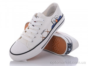 Купить Кеди жіночі 1268 white Class Shoes білий