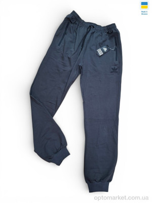 Спортивні штаны чоловічі 12AD графіт A.idas графіт  оптом от Optomarket